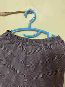 Plaid Pull-On Pants
