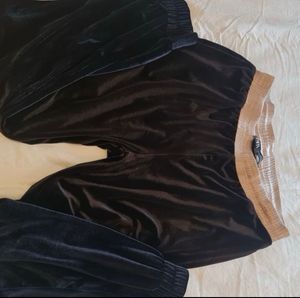 Zara Velvet Joggers