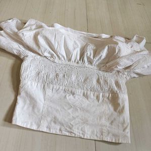 Off Shoulder Crop Top