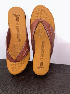 S.B.R. Health Ladies Brown Comfort Slippers