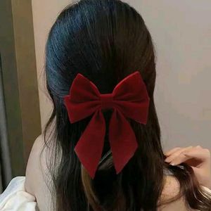Small Cute Bow Combo Red