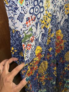 Navy Blue With Patterned Pocket Jumpsuit