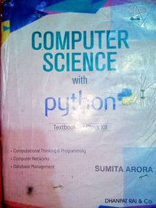 Computer Science with Python - Class XII