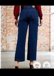 New With Tag Shein Brand Dark Blue Cargo Jeans