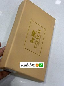 COACH ZIPPER WALLET PREMIUM QUALITY WD BOX