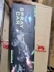 Batman Man Night Rider Car With Smoke