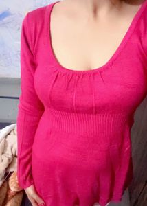 Pink acrylic top