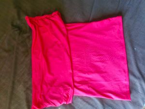 Trendy Pink Off-Shoulder Top