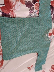 Patterned Green Top