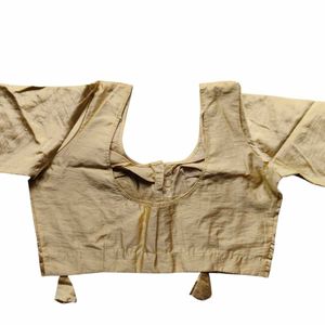 Golden Silk Blend Blouse