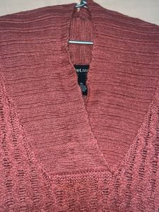 Knit Mini Dress - Casual Style