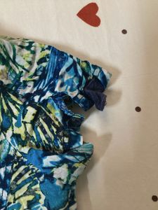 Floral Print Hoodie Top