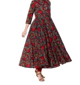 Gulmohar Jaipur Floral printed kurti