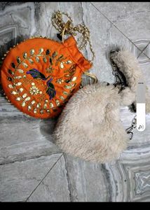 Combo Of 2 Bags Used Orange One Is New Unused