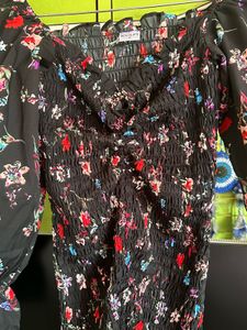Floral Print Mini Dress