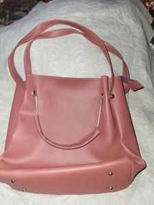 Hand Bag And 2 Clutches