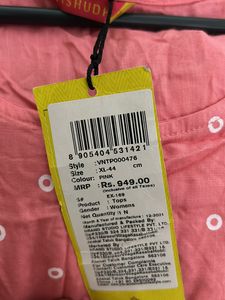 Pink Vishudh Top For Daily Wear