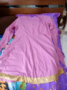 Umbrella Cut Top With Full Hands Doti Model Pant