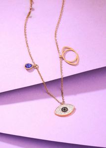 18k Gold Plated Evil Eye Pendant 🧿