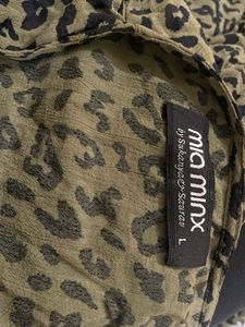 Olive Leopard Print Dress
