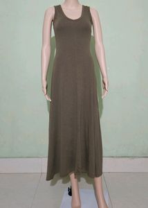 Olive Green Dress
