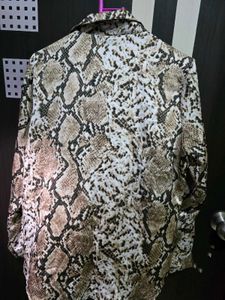 Leopard Print Long Sleeve Shirt