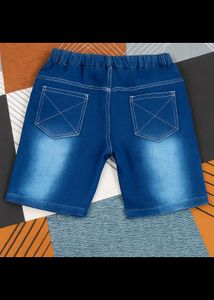 Kids Blue Denim Jeans &amp; Shorts Set