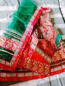 Bridal Lehenga Choli Set (11 Ya 12 Year)