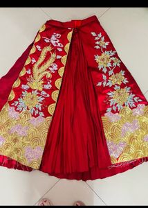 Red Embroidered Chinese Wedding Jacket