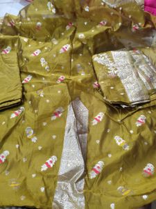 Chanderi Silk With Banarasi Work Suit Sale