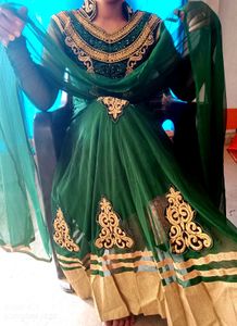 Embroidered Anarkali Style Gown