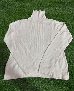 High Neck Woolen Top