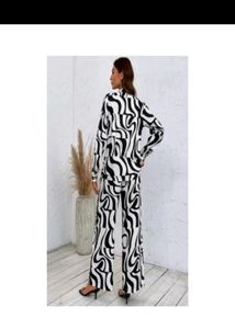 New  Forever  Shirt With Pant Co -ord Set Printe