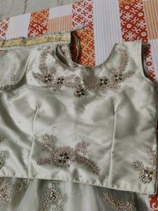 Lehenga With Crop Top
