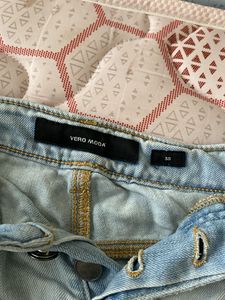 Distressed Denim Shorts