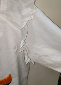 White Embroidered Top