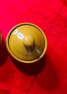 Small Pickle Ceramic Container