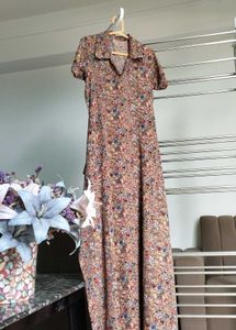 Floral Print Maxi Dress