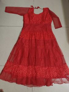Red Ethnic Shuit Set