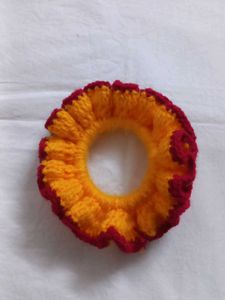 Handmade Crochet Hair Scrunchie