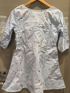 Striped Mini Dress with Strawberries