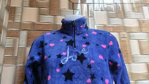 Cute Star &amp; Heart Fleece Sweater