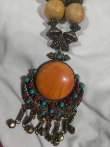 Necklace,Bangles And Hair Clip.