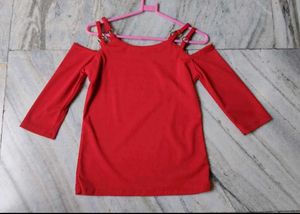 Red &#39;Always&#39; Top