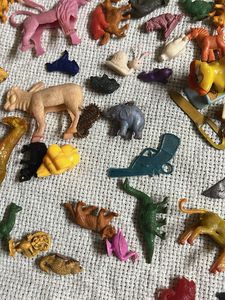 Vintage Toy Animal Collection