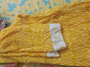 🌈Yellow Kurta And Frock