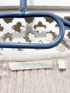 🎀Imported Beige Knit Top Bell Sleeves A