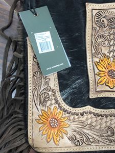 MYRA Leather Handtooled Bag S4708