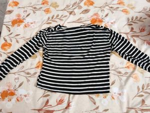 Striped Long Sleeve Top