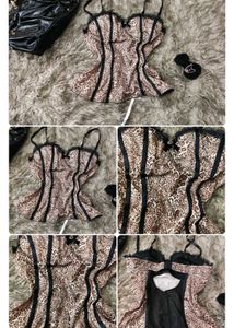 Leopard Print Corset Top